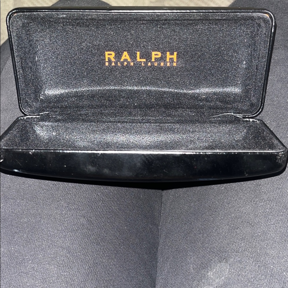 Ralph Lauren Black and Gold Eyeglass Case